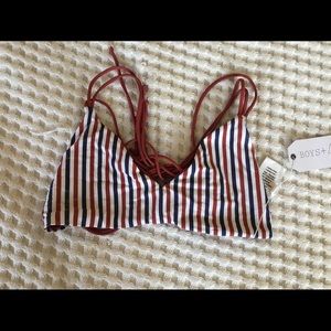 Boys and Arrows bikini top - brand new!
